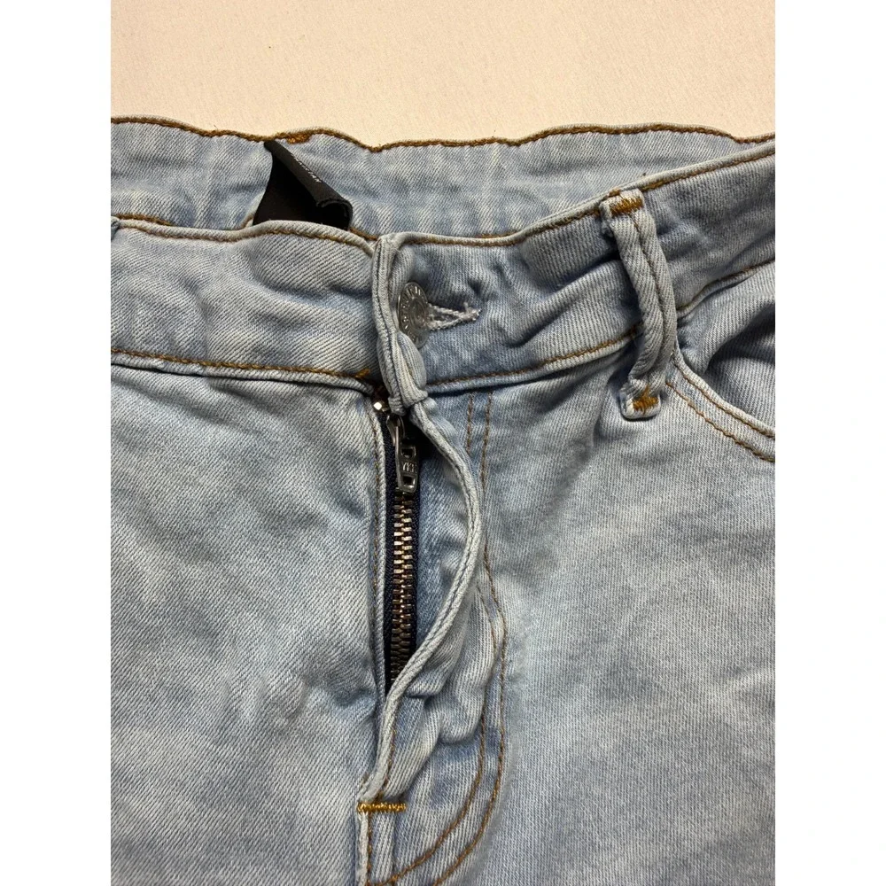 True Religion Billie Mid Rise Straight Jeans Men 32 Blue Light Wash Denim Cotton